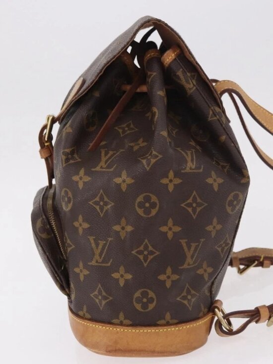 LOUIS VUITTON Monogram Montsouris MM Backpack M51136 LV Auth 186246A main image 14